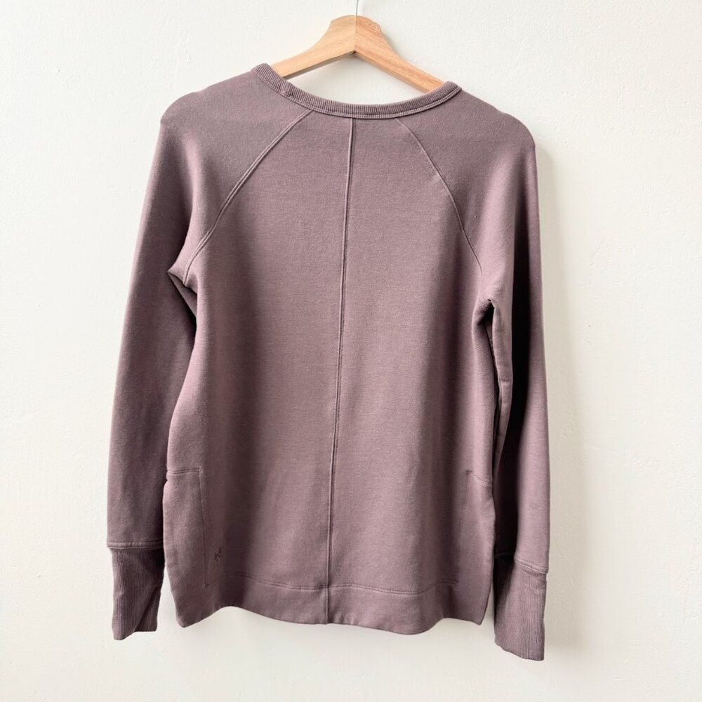 Athleta Coaster Luxe Recover Sweatshirt | Smoky Rose | Boxy Fit| Athleisure - Picture 6 of 11